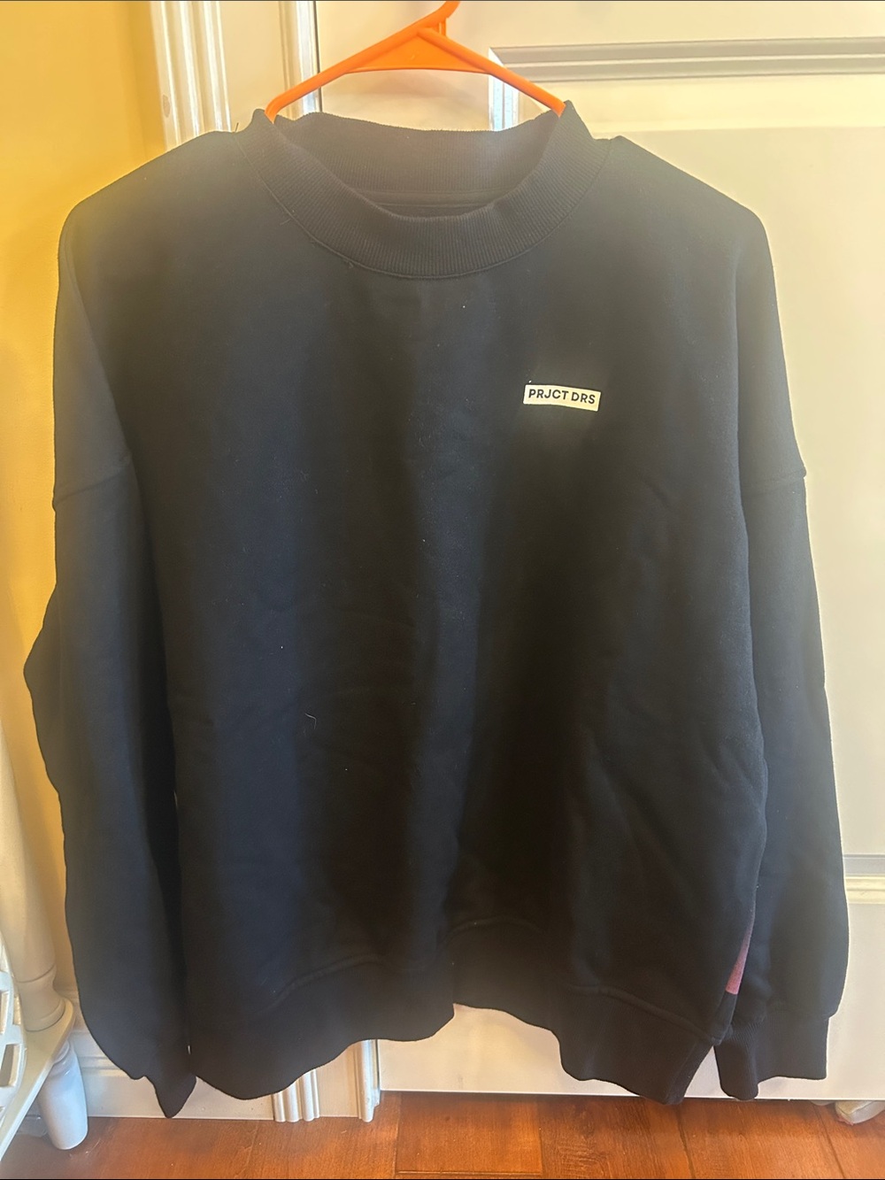 Men's Black Crewneck Pullover